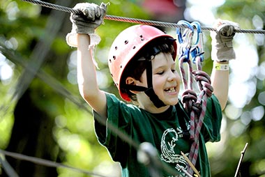 Kindergeburtstag feiern bei tree2tree Hochseilgärten