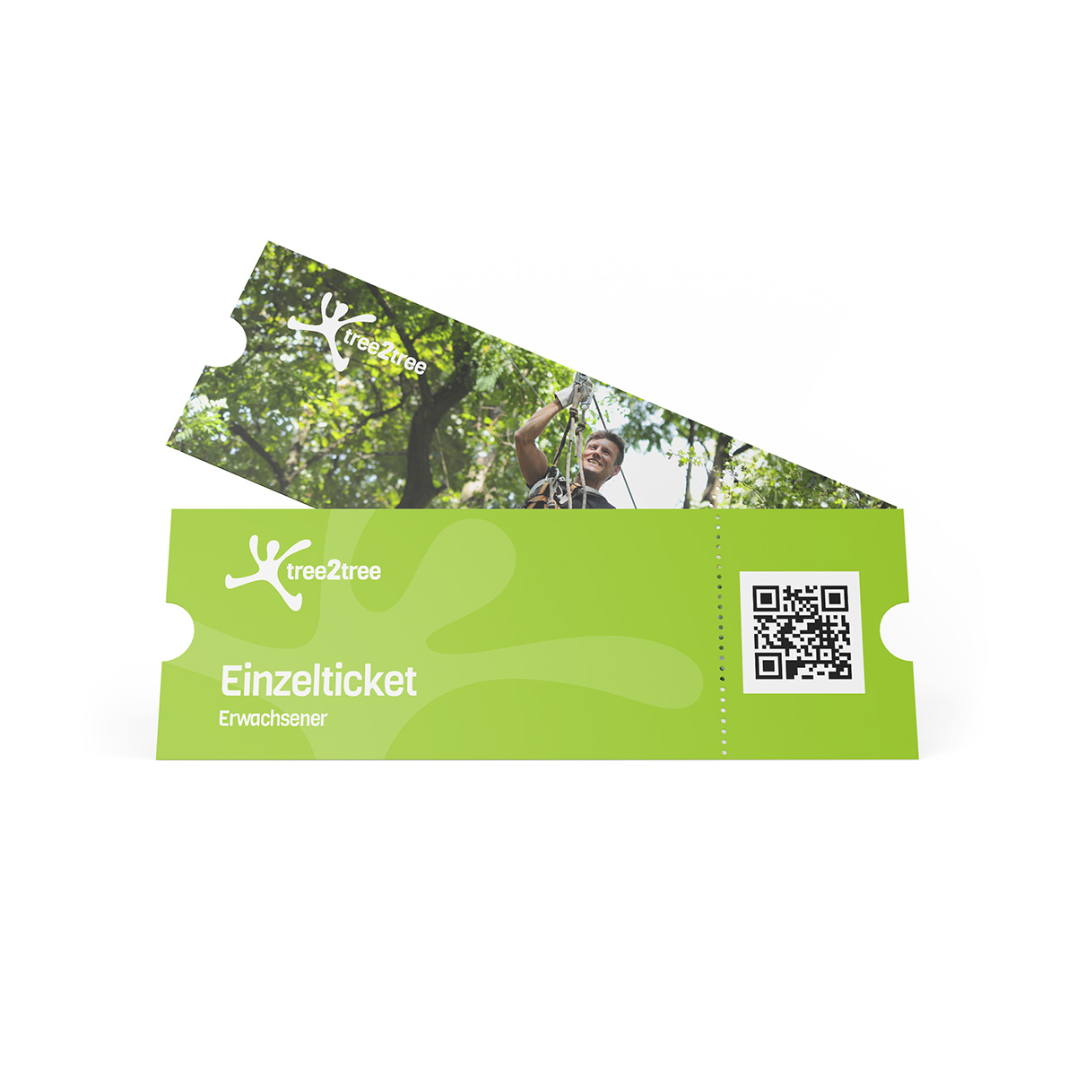 Erwachsener Einzelticket Hochseilgarten tree2tree