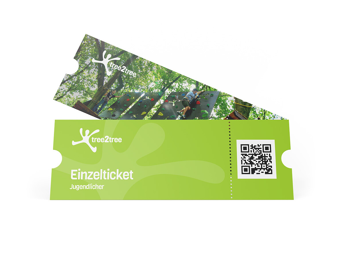 Jugendlicher Einzelticket Hochseilgarten tree2tree